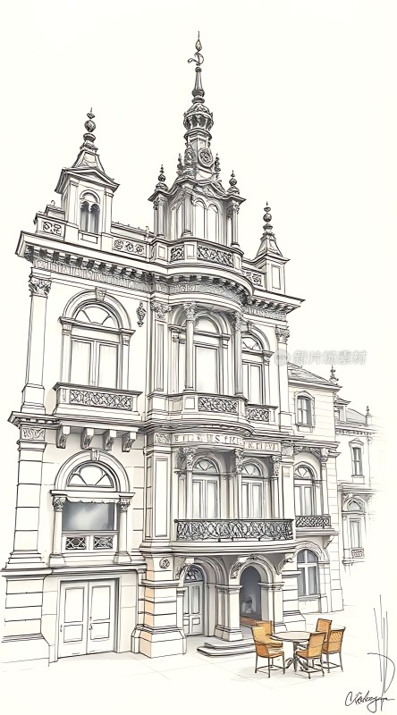 华丽建筑外观设计图
