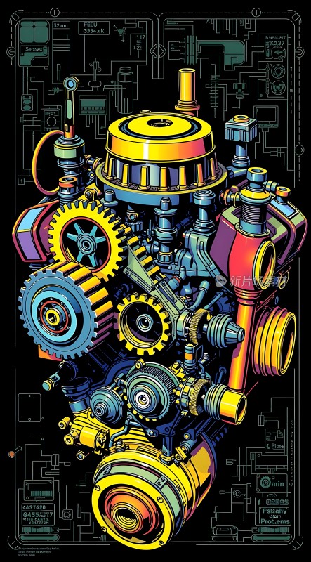 机械之心齿轮与引擎的交响曲