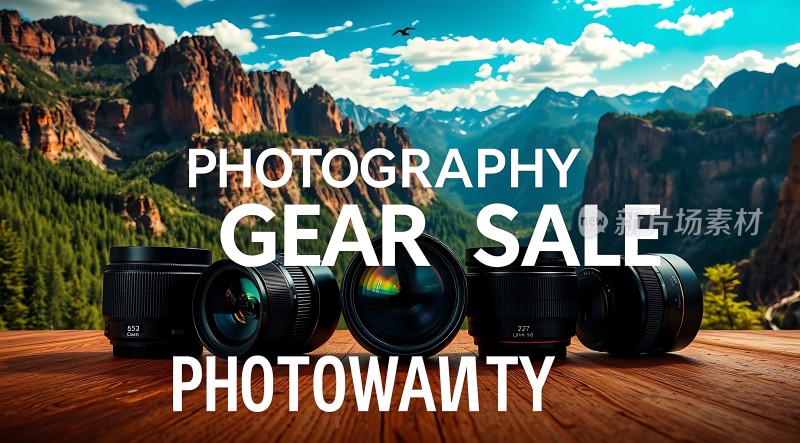 摄影器材大促专业镜头等你来抢！