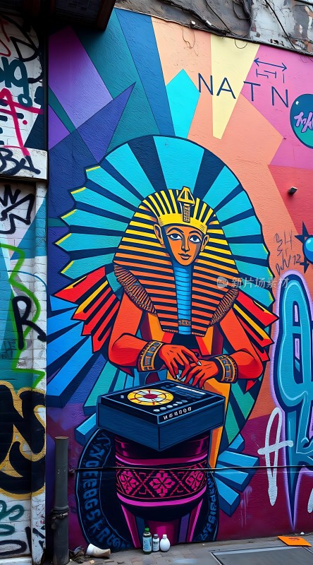 埃及法老与现代DJ的结合