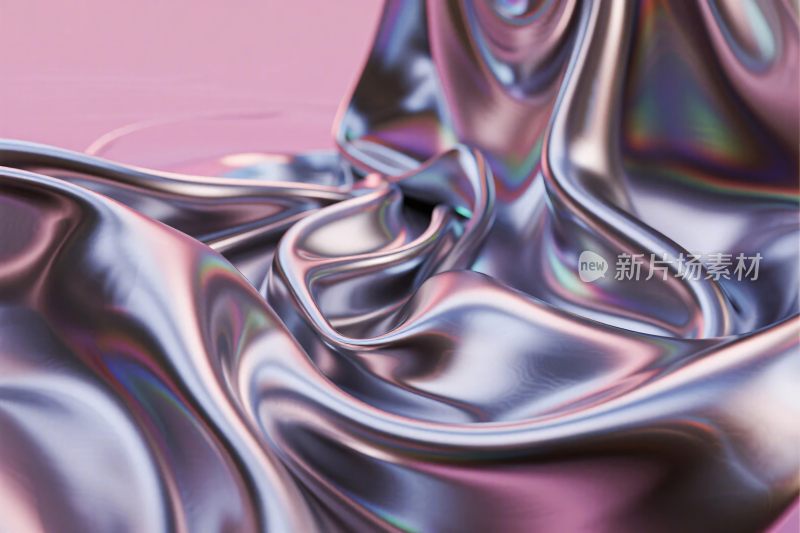 绸缎质感抽象艺术图