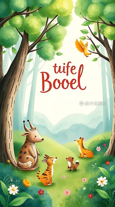 森林里的动物聚会