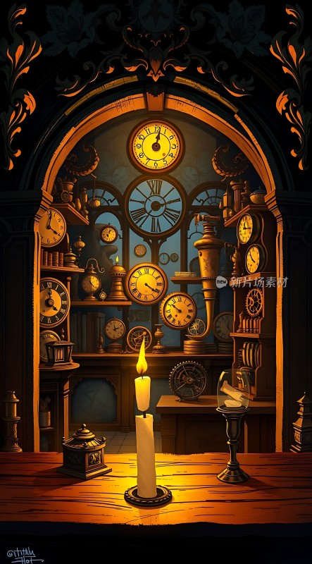 钟表工坊里的神秘时光