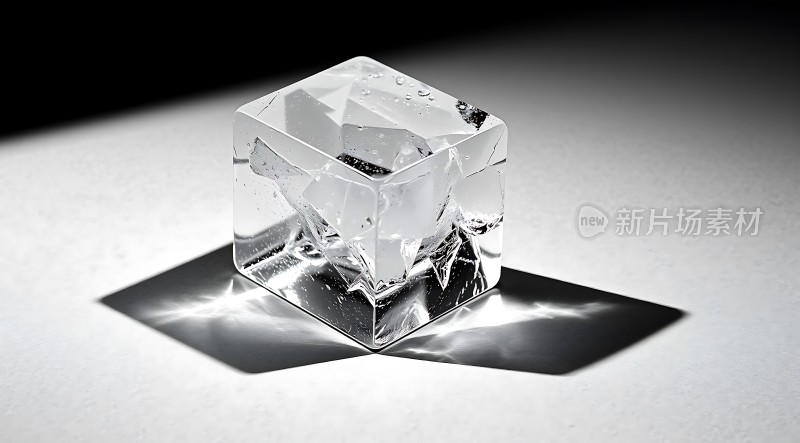 冰块下的光影世界