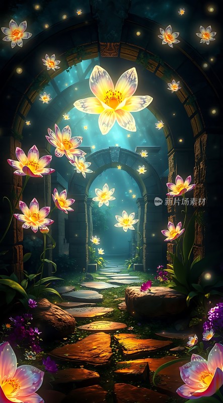 梦幻花海秘境之旅