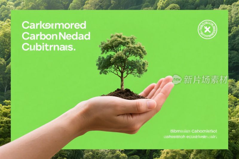 碳中和环保插画