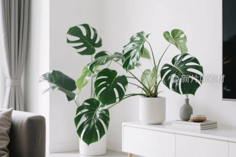 现代简约室内绿植布置