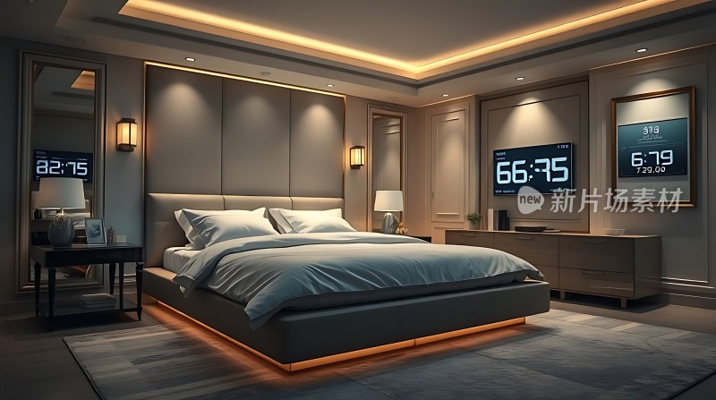 现代卧室设计简约风格温馨舒适