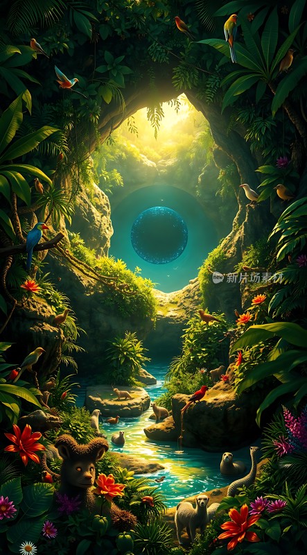 神秘森林秘境探险之旅