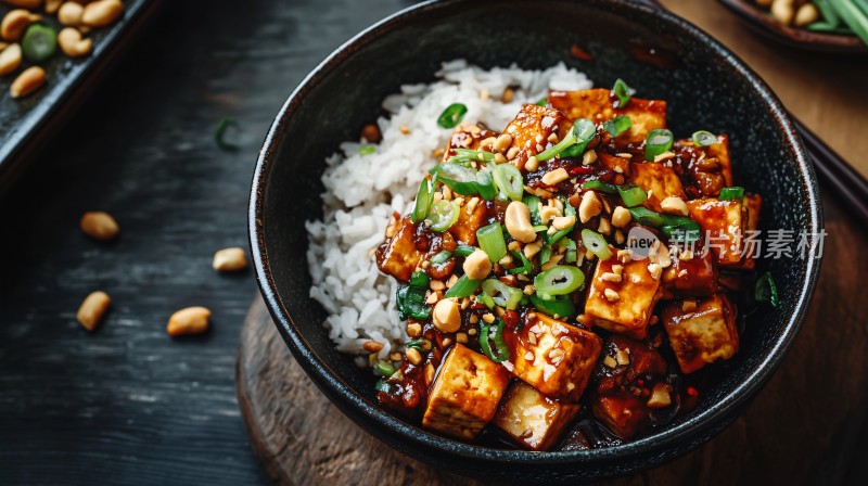 麻婆豆腐拌饭