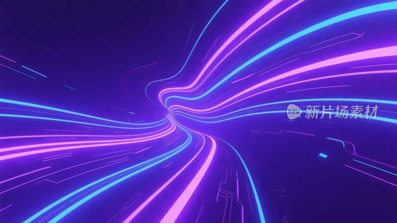 炫彩霓虹光线背景图