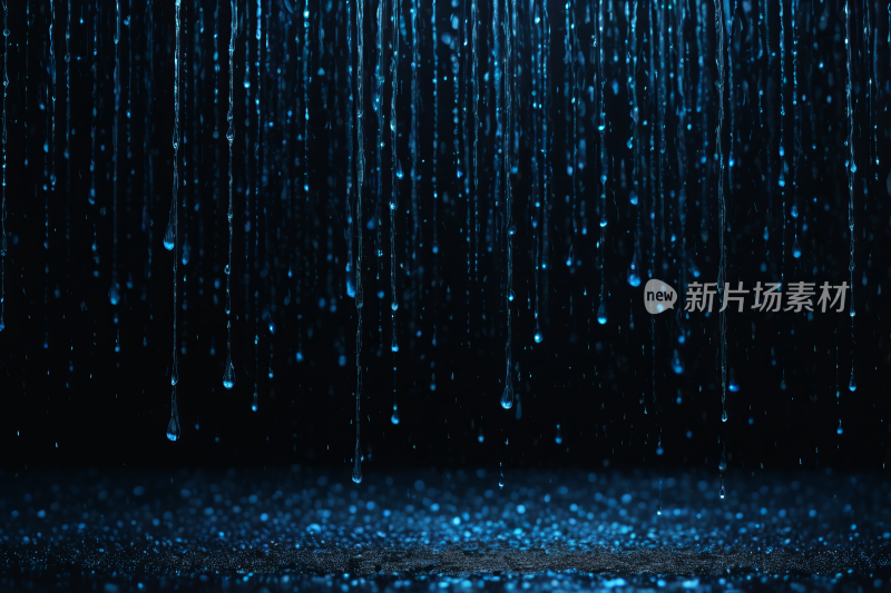 雨淋室特写上面有蓝色灯光高清背景图片