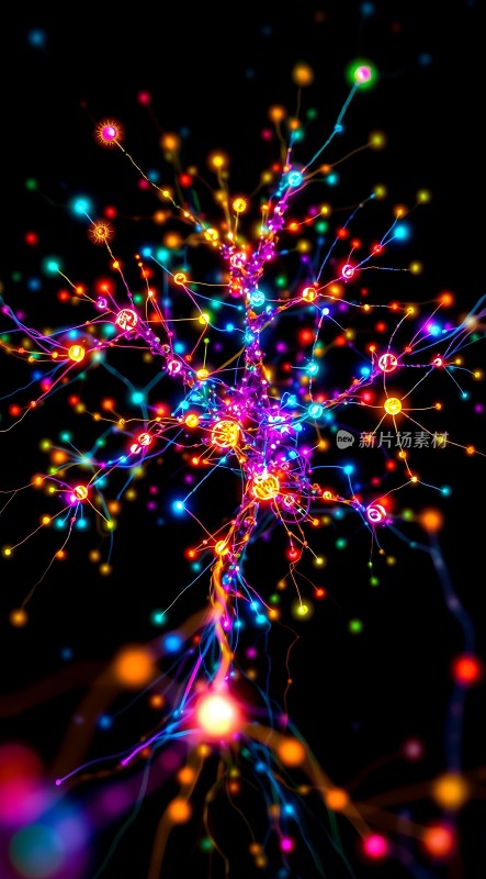 五彩斑斓神经元树