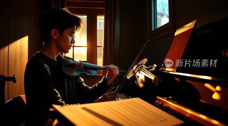 阳光下的音乐时光