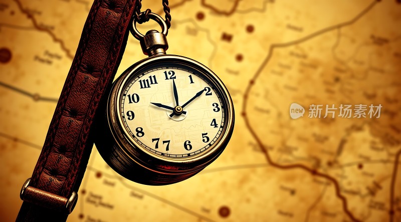 穿越时空之旅怀表与地图的传奇故事