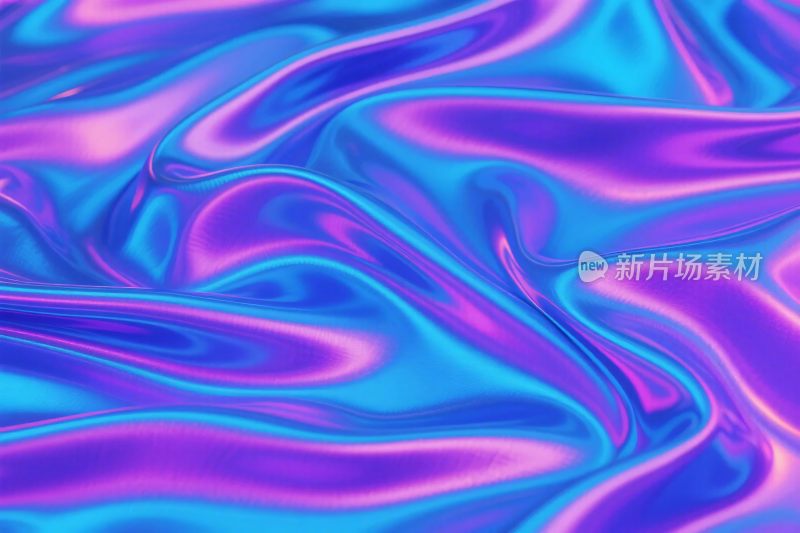 紫蓝渐变抽象纹理插画