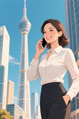 都市商务女性插画