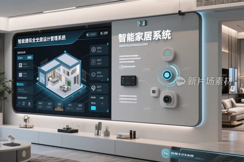 智能家居系统界面展示