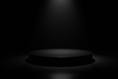 黑色舞台上闪烁着聚光灯高清背景图片