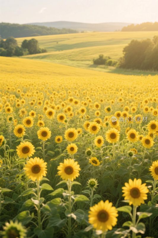 向日葵田园风景