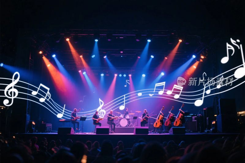 音乐舞台演出场景