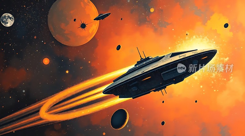 星际航行探索未知领域