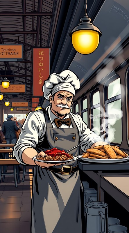 火车上的美味佳肴