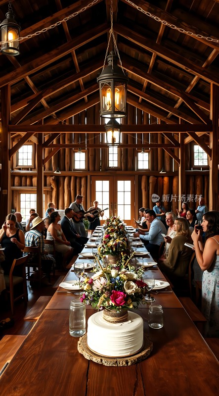 乡村婚礼庆典温馨浪漫氛围