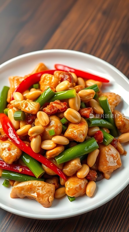 香辣鸡丁花生米