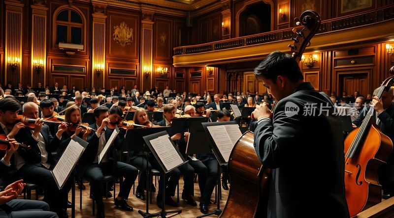 交响乐团现场演奏