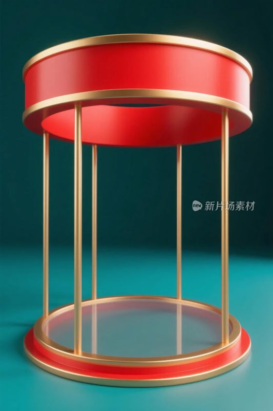 红金环形展示架