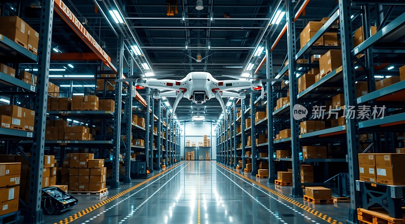 智能仓库无人机配送中心
