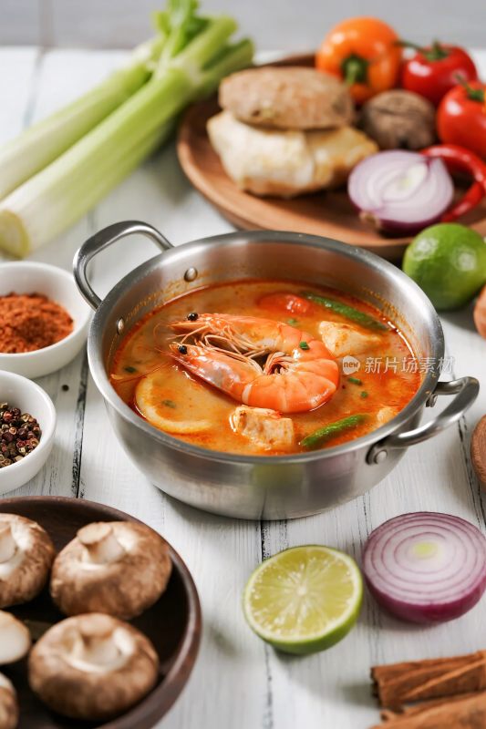 美食炖汤食材组合