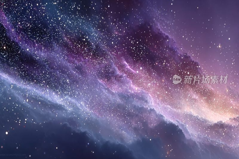 梦幻绚丽的星空景象