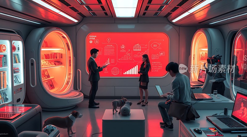 未来科技实验室人与机器共舞