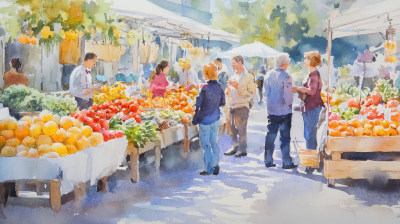 充满活力农贸市场充满新鲜农产品 充满活力农贸市场充满新鲜农产品