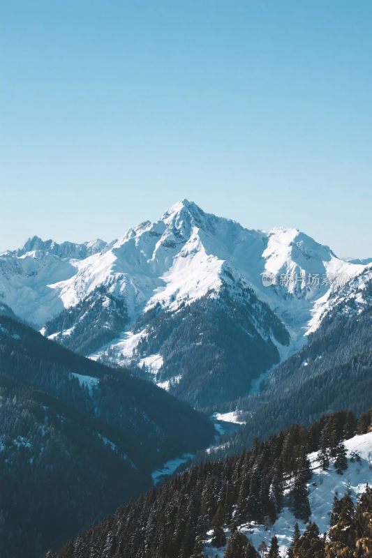雪山风景摄影图