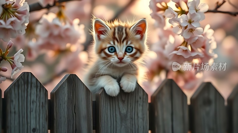 春日萌猫探出头