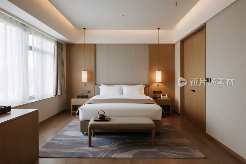 现代简约酒店客房