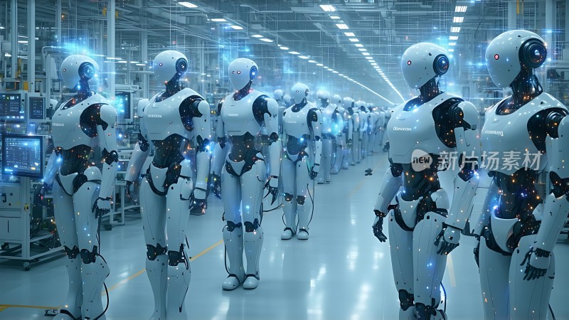 未来工厂智能机器人生产线