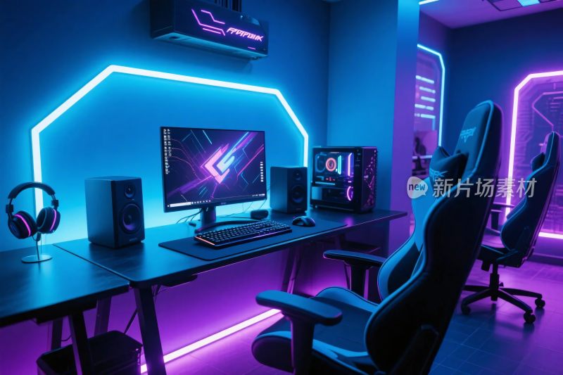 电竞游戏桌面场景