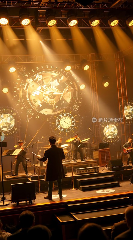 蒸汽朋克乐队现场演出