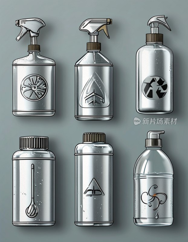 家居清洁套装图标