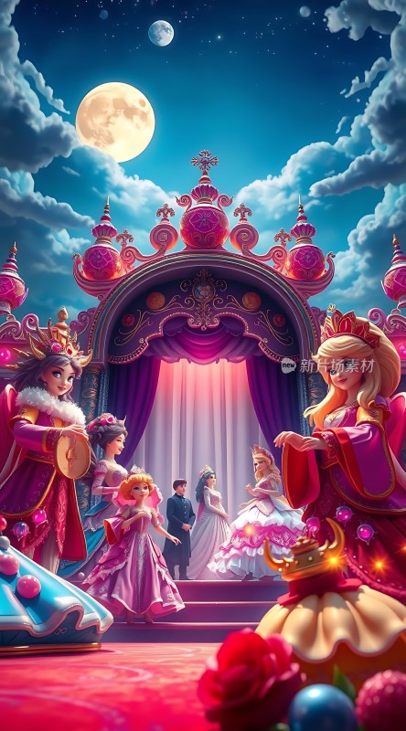 童话盛宴公主与王子的华丽婚礼