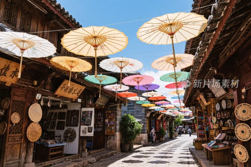 古城油纸伞街道