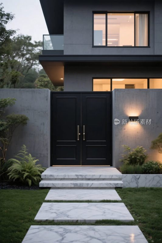 现代住宅入口景观