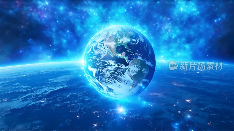 宇宙中的地球之光