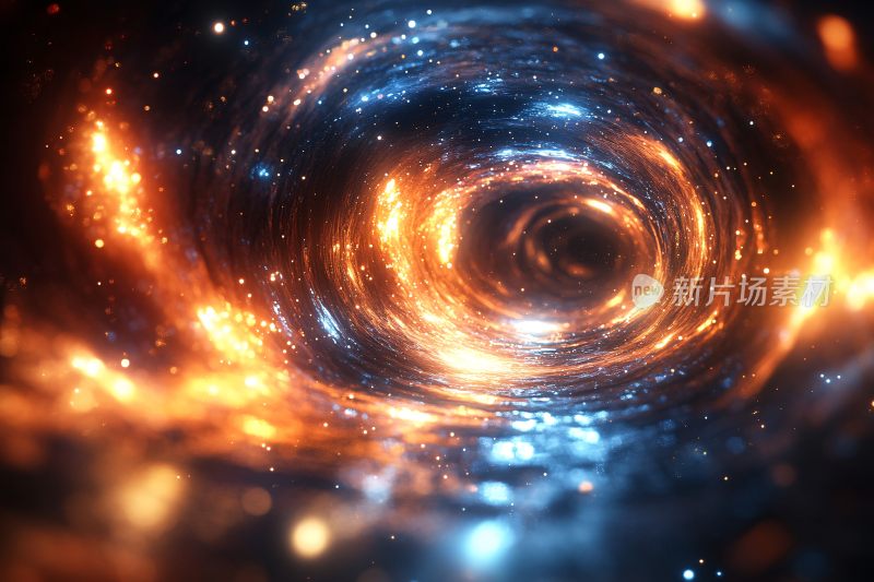 梦幻宇宙漩涡星空画面