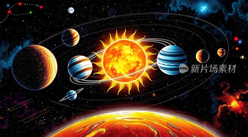 太阳系行星大集合