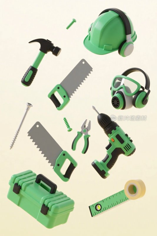 工具与防护装备集合图